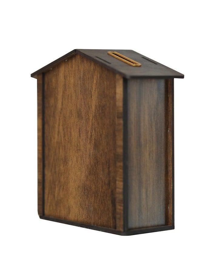 ADK Wooden Piggy Bank for Kids & Adults, Coin Box with Carved Design, Savings Box, Mini Bank, Donation Box, Smart Money Box, Wooden Coin Box, Money Saver, Piggy Bank with Numbers - Image 4